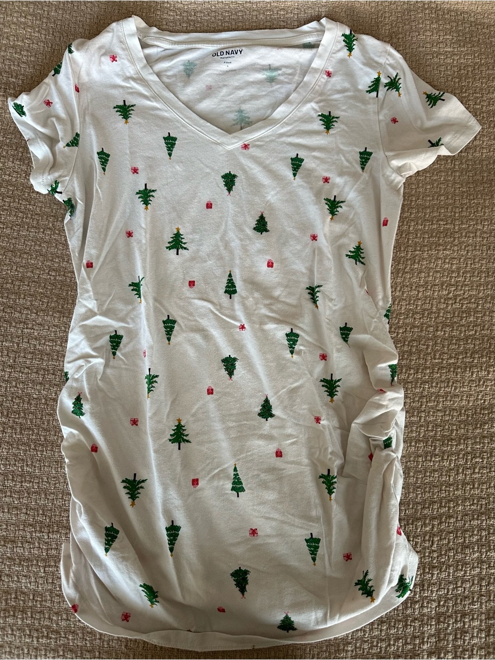 Old Navy Christmas Maternity Shirt